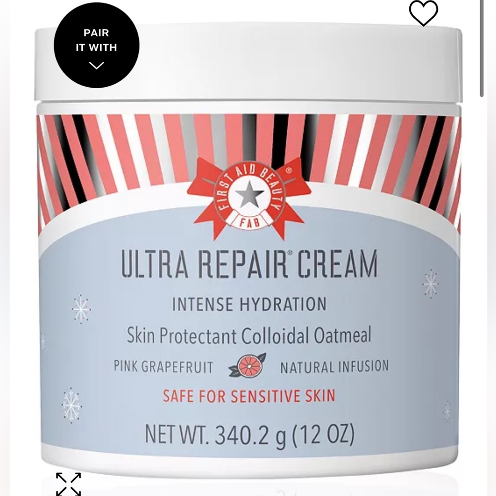 New in box - First Aid beauty ultra repair cream pink grapefruit scent 12oz